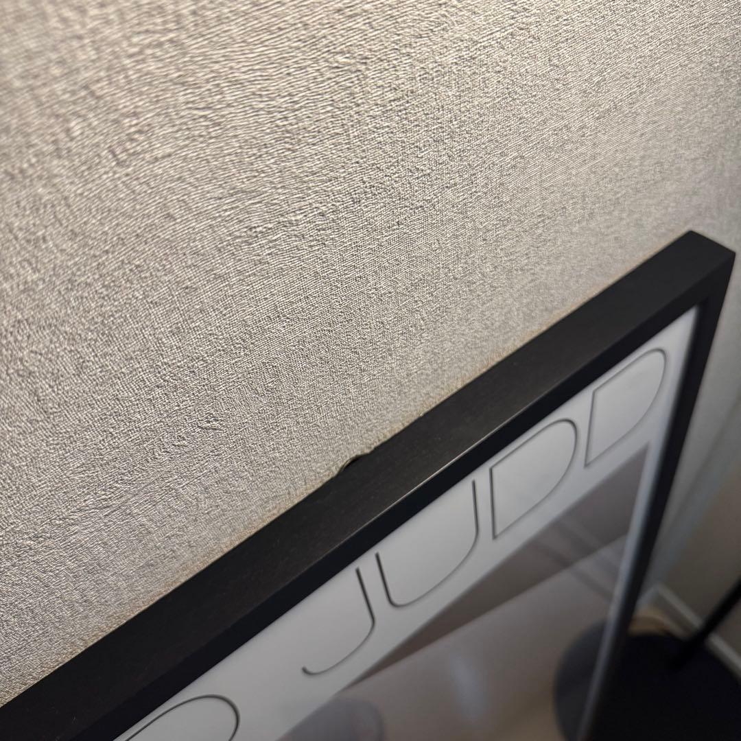 【アートポスター】ミニマルアート『ドナルド・ジャッド』　フレーム付き