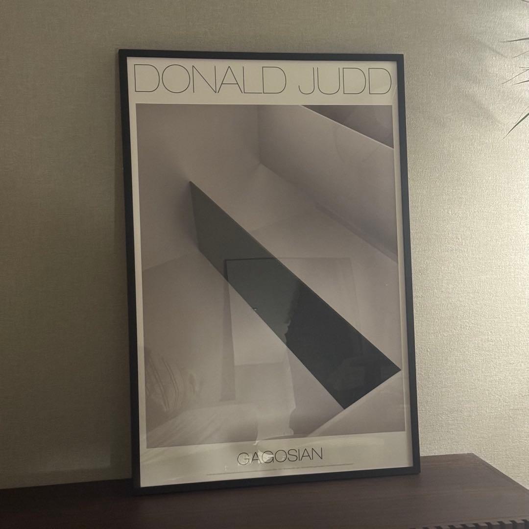 【アートポスター】ミニマルアート『ドナルド・ジャッド』　フレーム付き