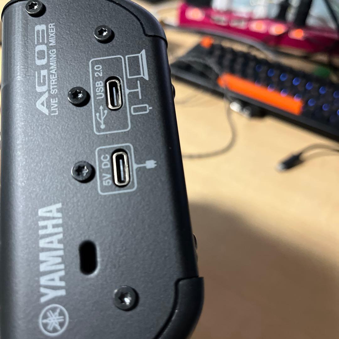YAMAHA AG03mk2 オーディオインターフェース