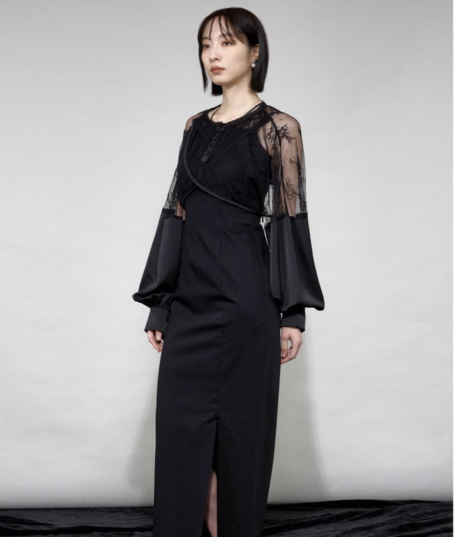 Ezick Lady set レーストップドレス オケージョン ボレロ