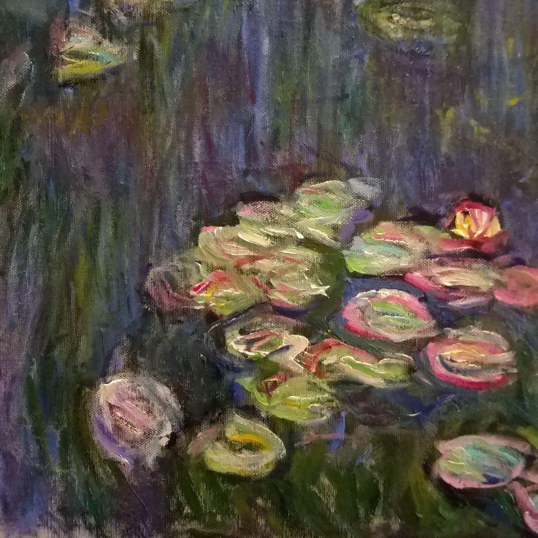 モネ 睡蓮 模写 10号 F10