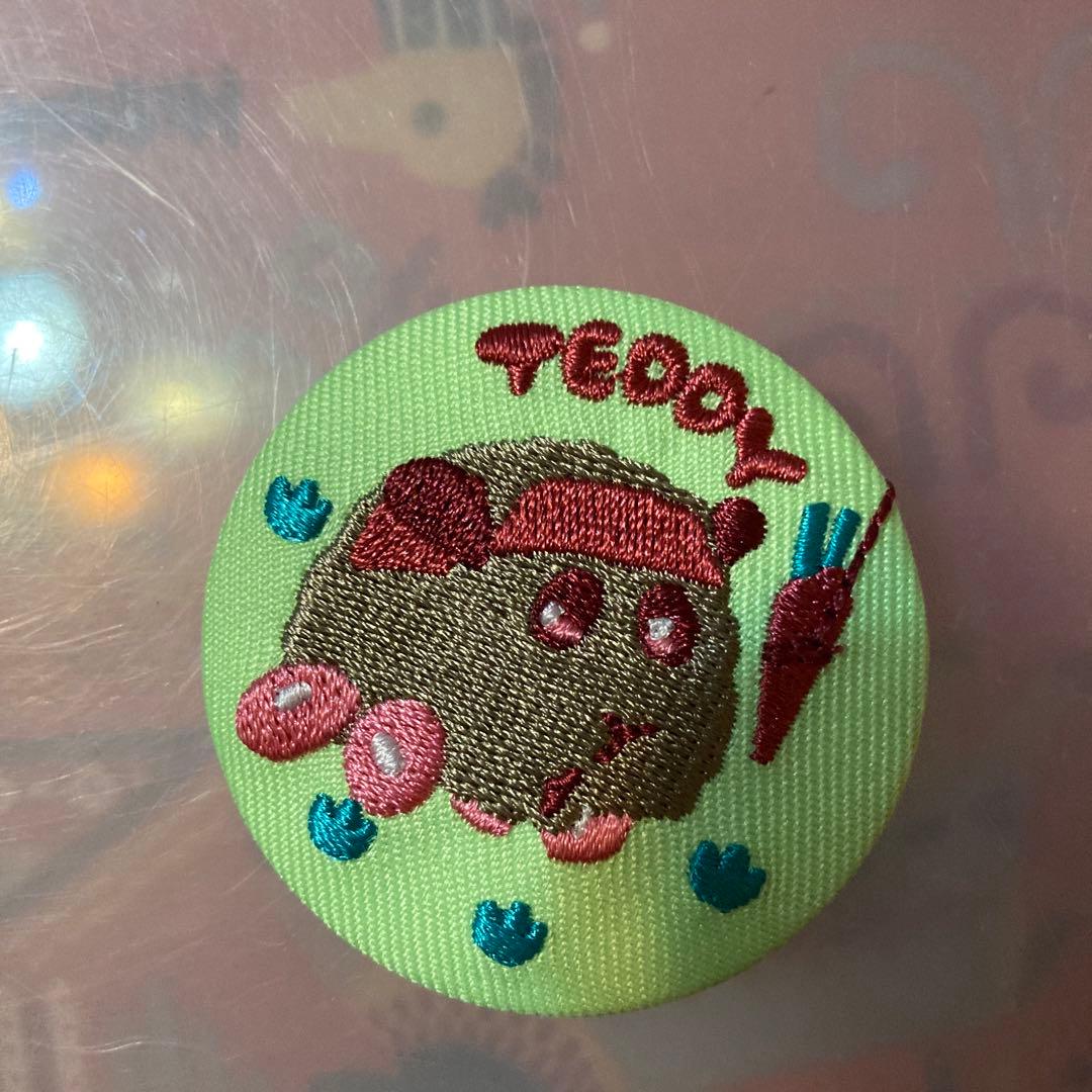 モルカー　刺繍　缶バッジ　TEOOY