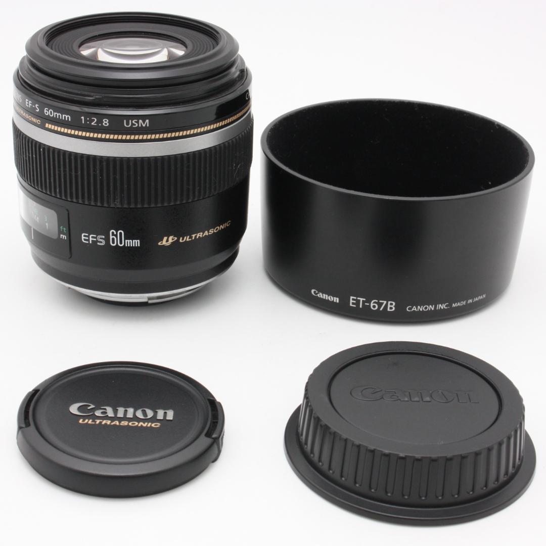Canon 単焦点マクロレンズ EF-S60mm F2.8USM APS-C対応