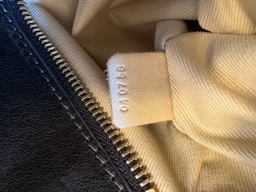 【美品/付属品付】Chloe エロイーズ 本革 ハンドバッグ 黒 Y2K 希少