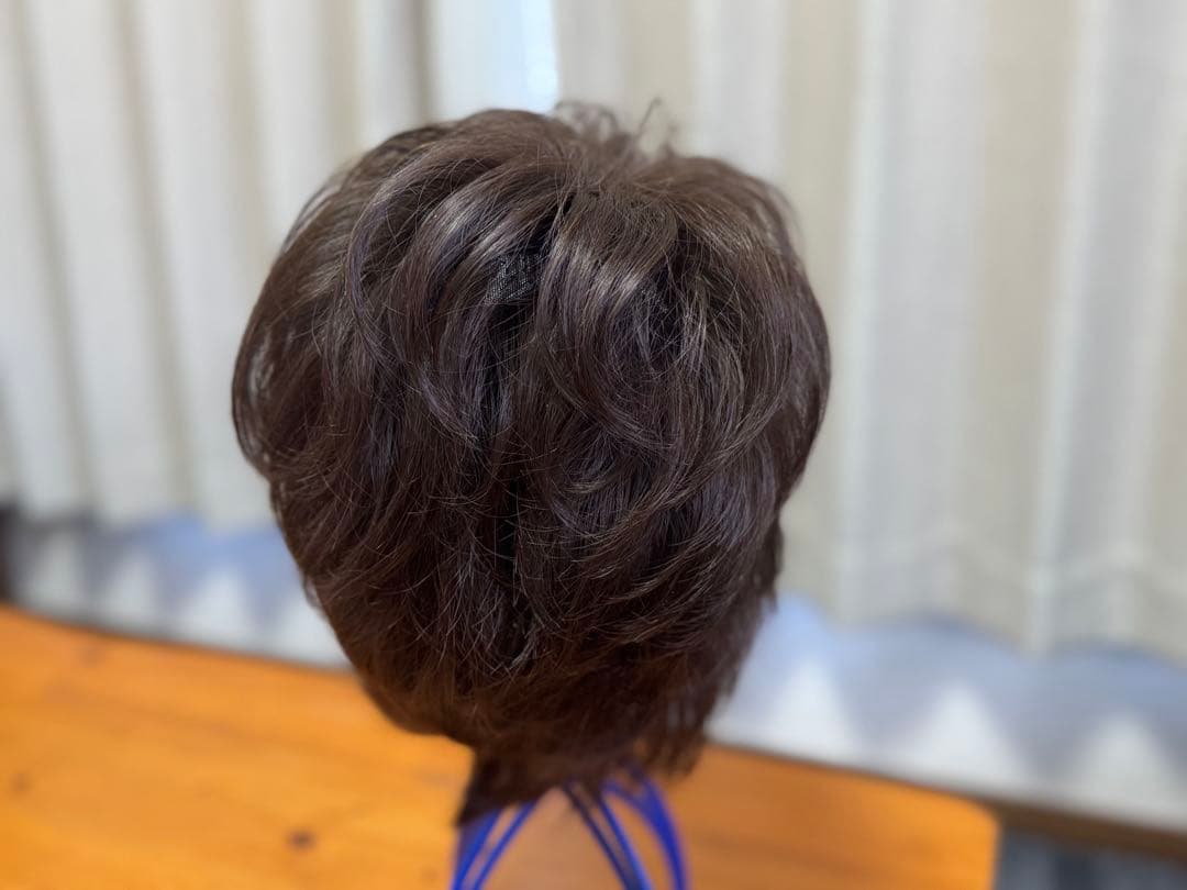 ダークブラウン フルウィッグ