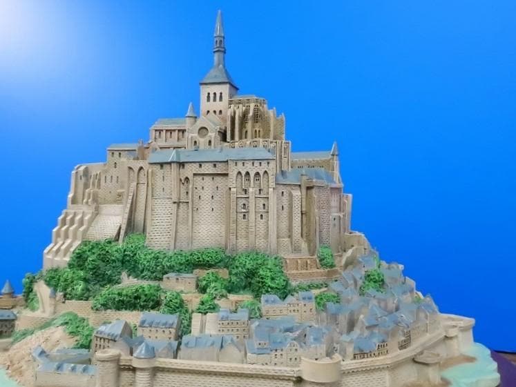 フランス モンサンミッシェル ジオラマ模型 超精密 リアル 世界遺産 レノックス