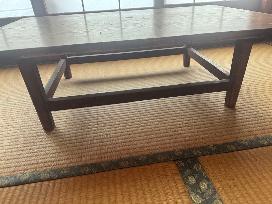 【和製アンティーク】明治大正期 座卓 ローテーブル 古民家家具 昭和レトロ