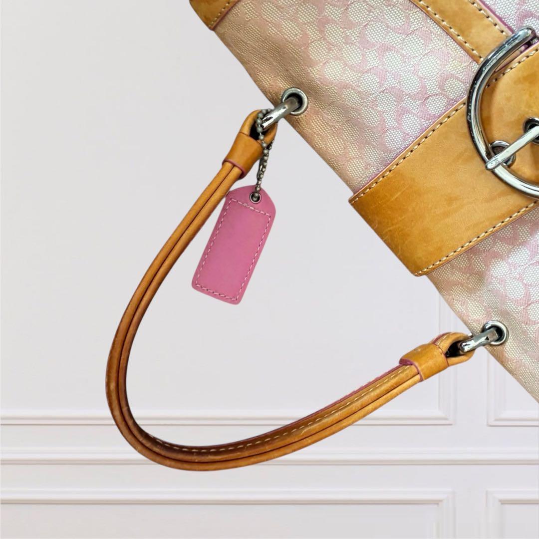 COACH コーチ SOHO ソーホー ハンドバッグ ショルダー ポーチ ピンク