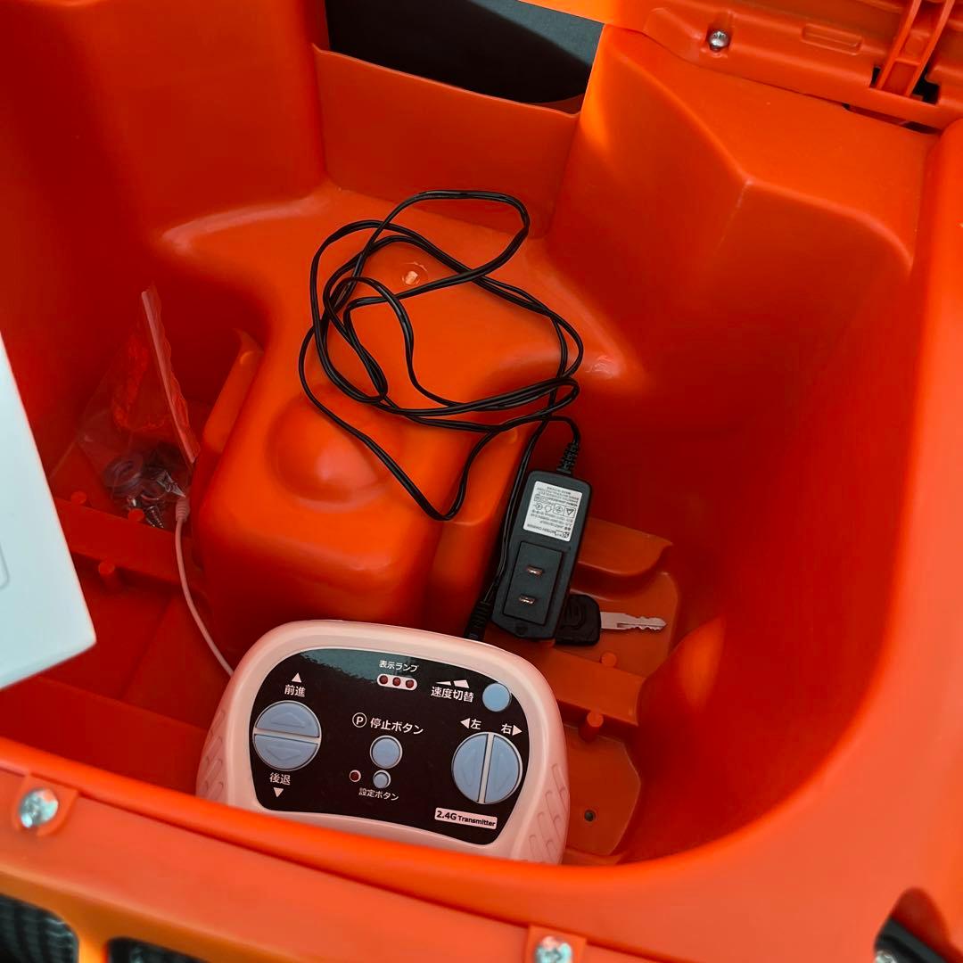 ジープ　ラジコン　オレンジ　電動車用ラジコンカー　キッズカー