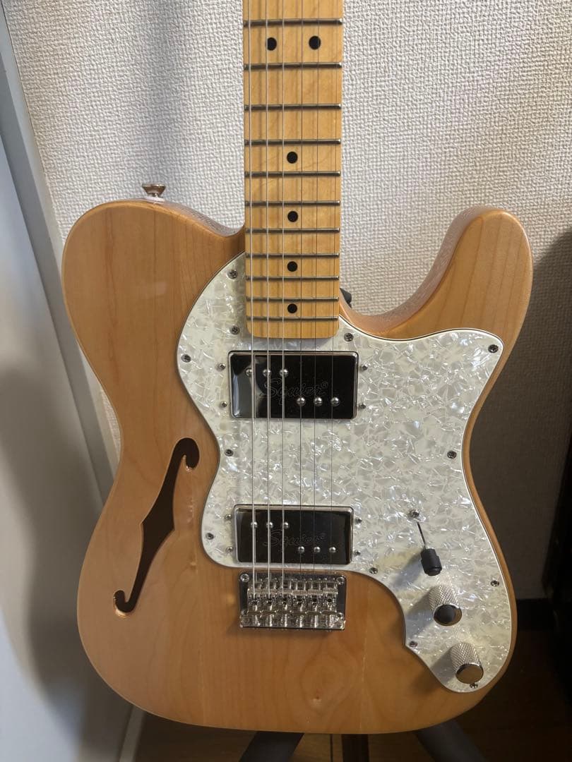 squier by fender telecaster thinline ギター