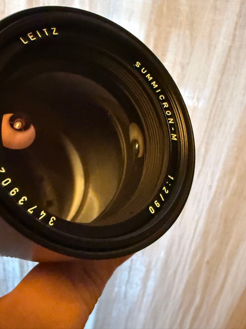 Leica Summicron 90mm F2 3rd 外観のみ少しスレ光学良好