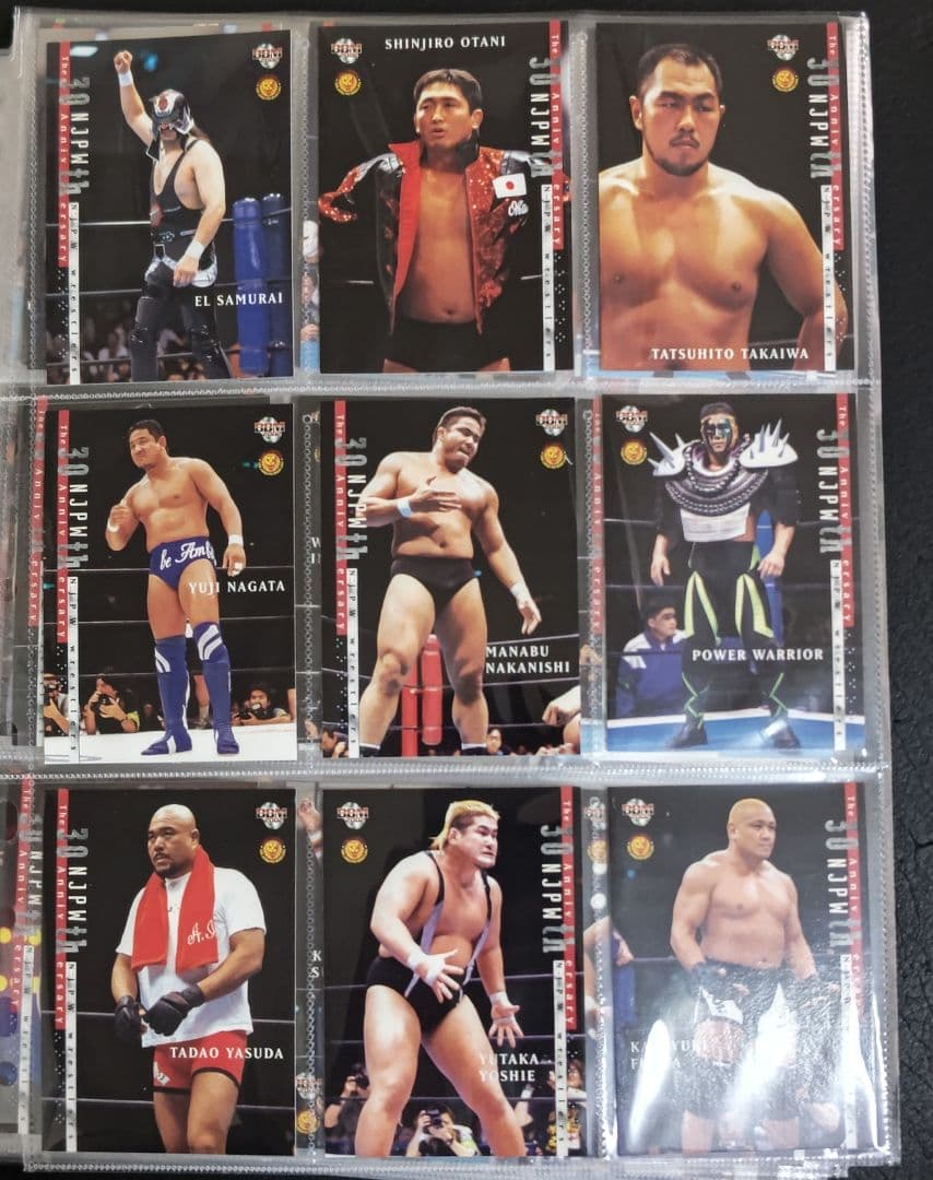 バラ売りBBMプロレスカード 新日本プロレス創立30周年カード 日本人レギュラー