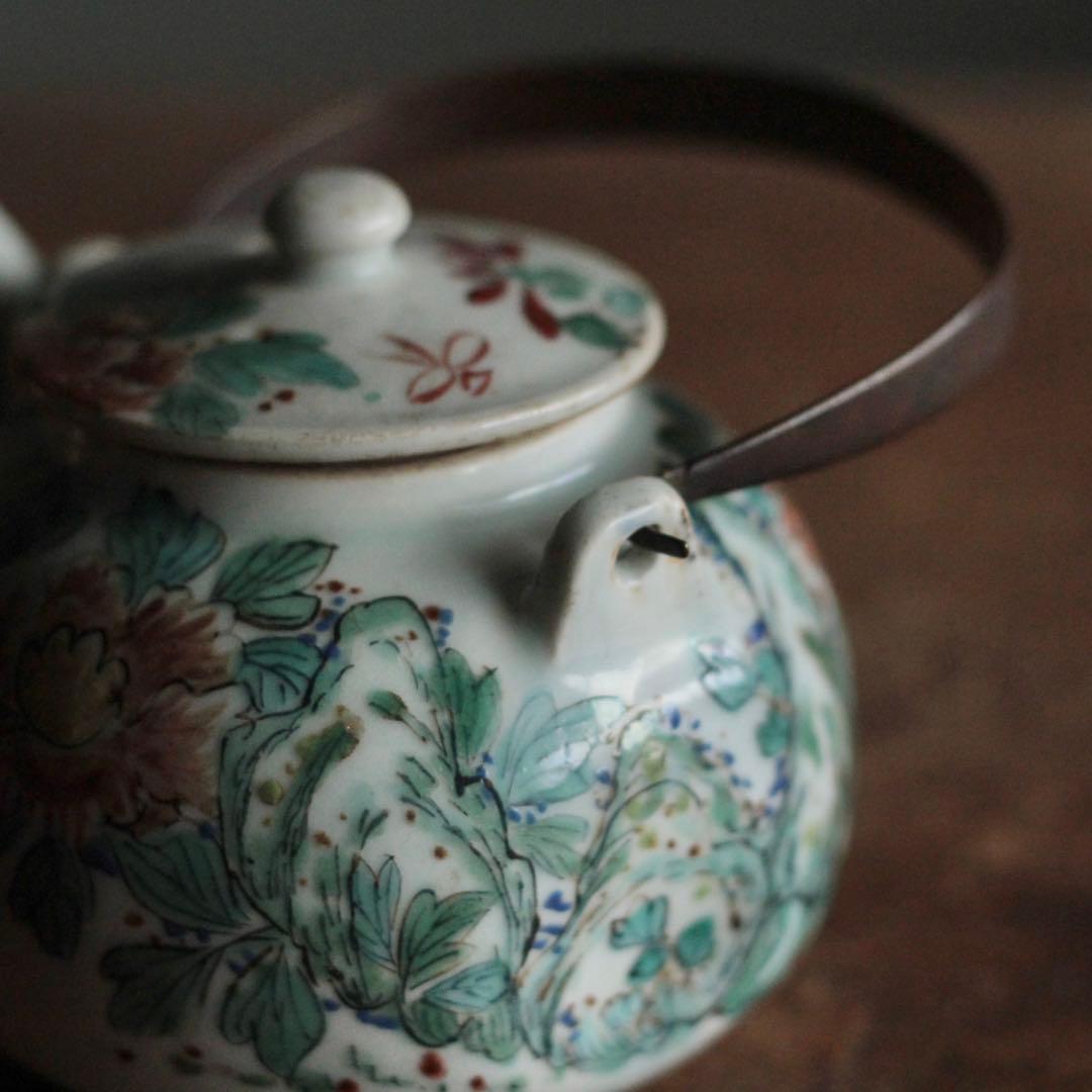 薩摩平佐 色絵 ちょか 古美術 古道具 アンティーク