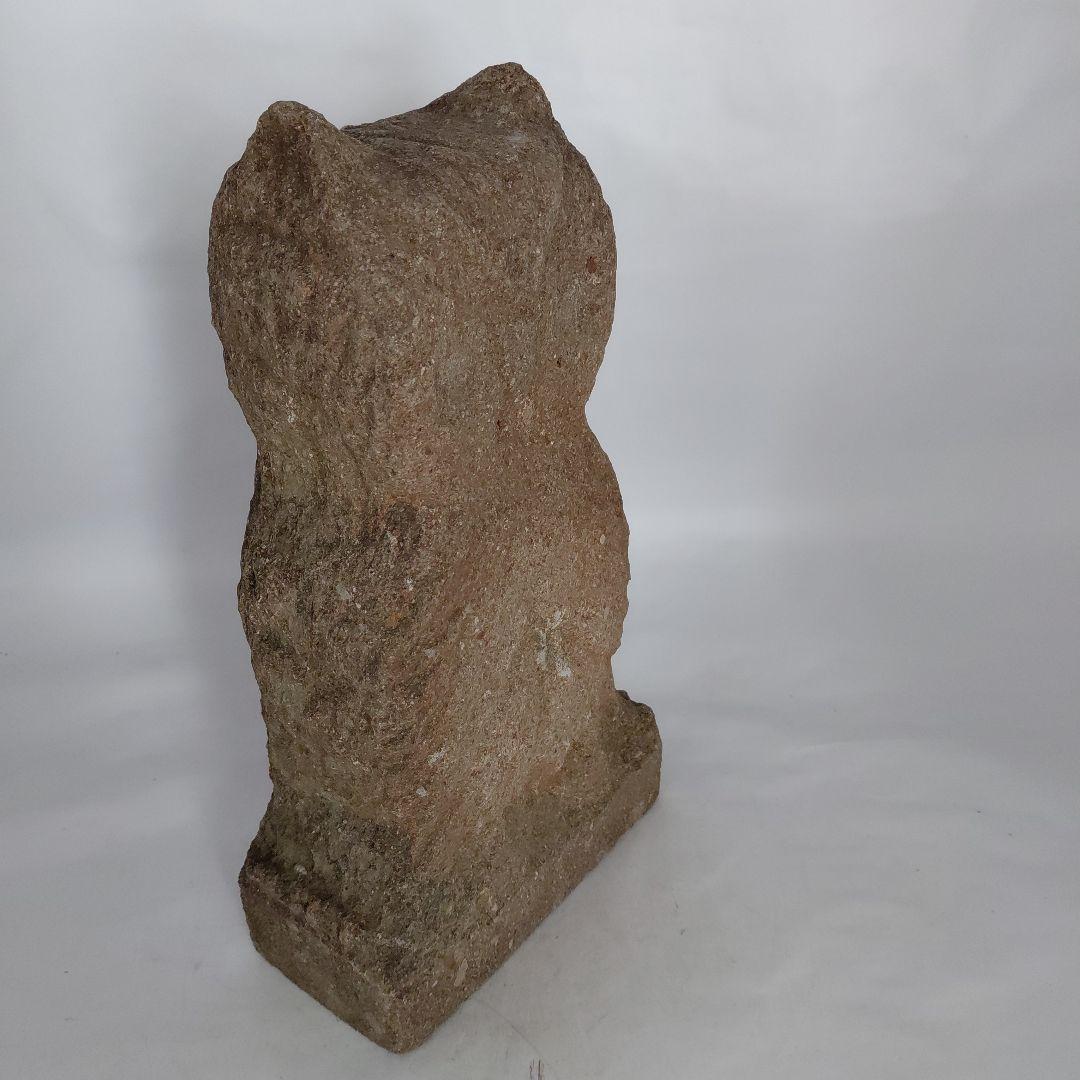 フクロウ石灯籠　置物 30cm　5.６キログラム