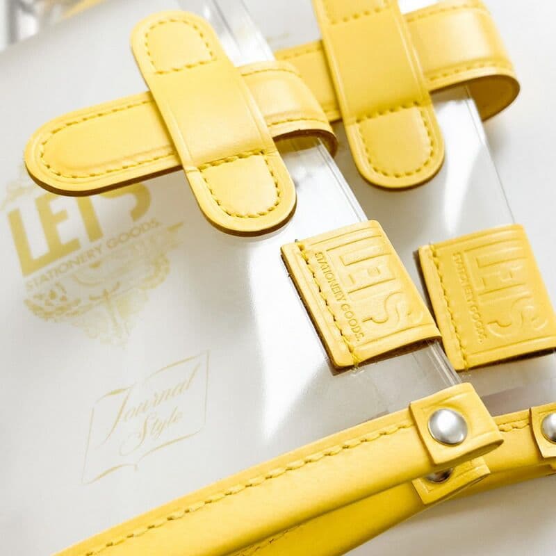 LETS×NAGASAWA クリアシステム手帳 鯉川イペイエロー