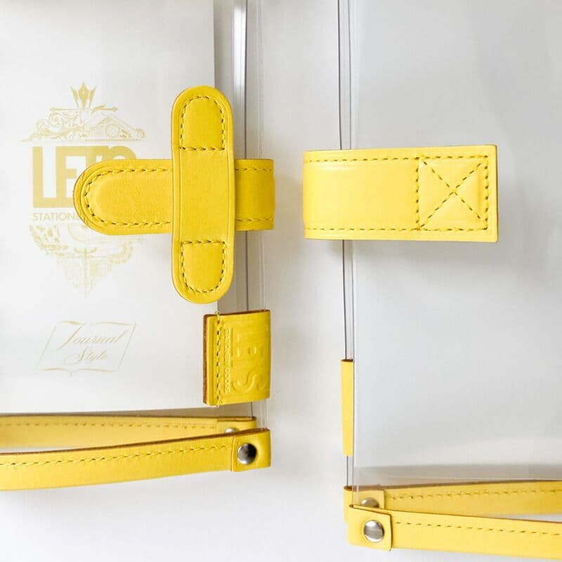 LETS×NAGASAWA クリアシステム手帳 鯉川イペイエロー