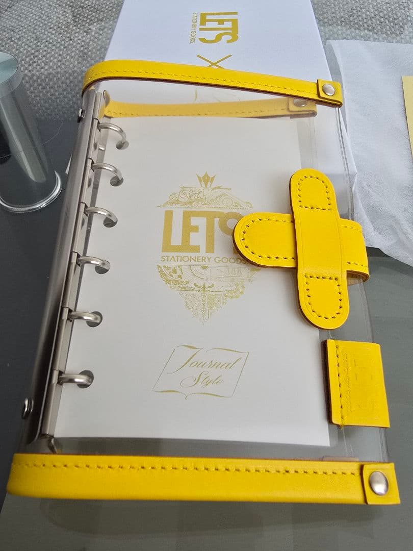 LETS×NAGASAWA クリアシステム手帳 鯉川イペイエロー