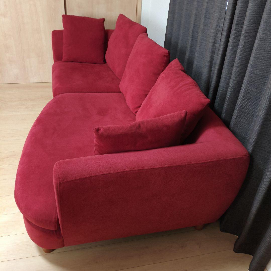 3人掛けソファー レイコージャパン6850 赤