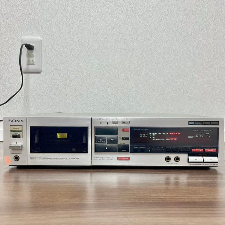 【ヴィンテージ物】レトロ SONY デジックデッキ TC-FX705