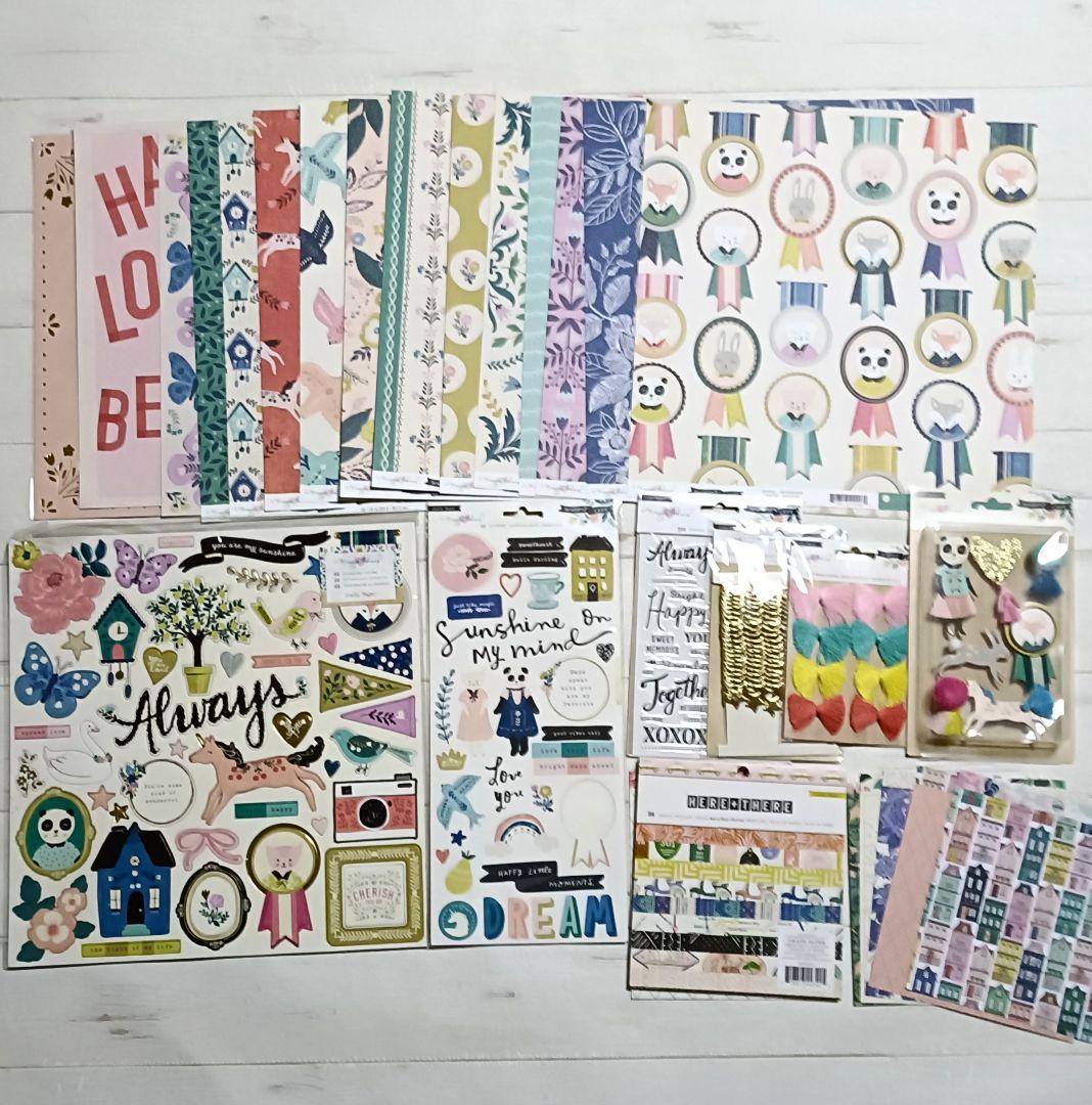 スクラップブッキング　クレートペーパー　アメリカンクラフト