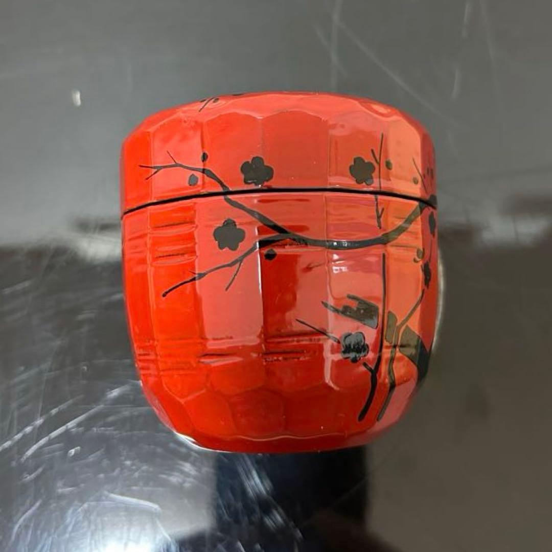 淡々斎好写梅月棗　茶道具懐石茶箱鵬雲斎坐忘斎淡々斎即中斎而妙斎棗水指茶碗香合茶杓