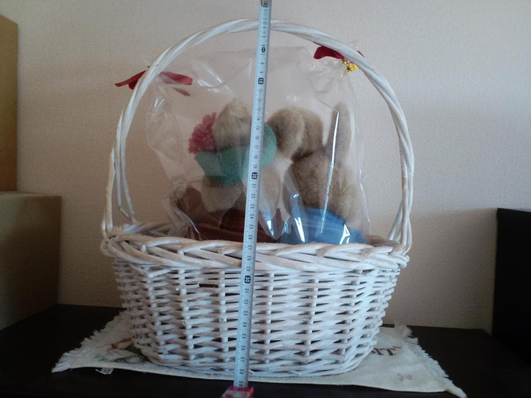 レア！！美品☆ピーターラビット　ベンジャミン　ぬいぐるみ　EDEN　かご付き