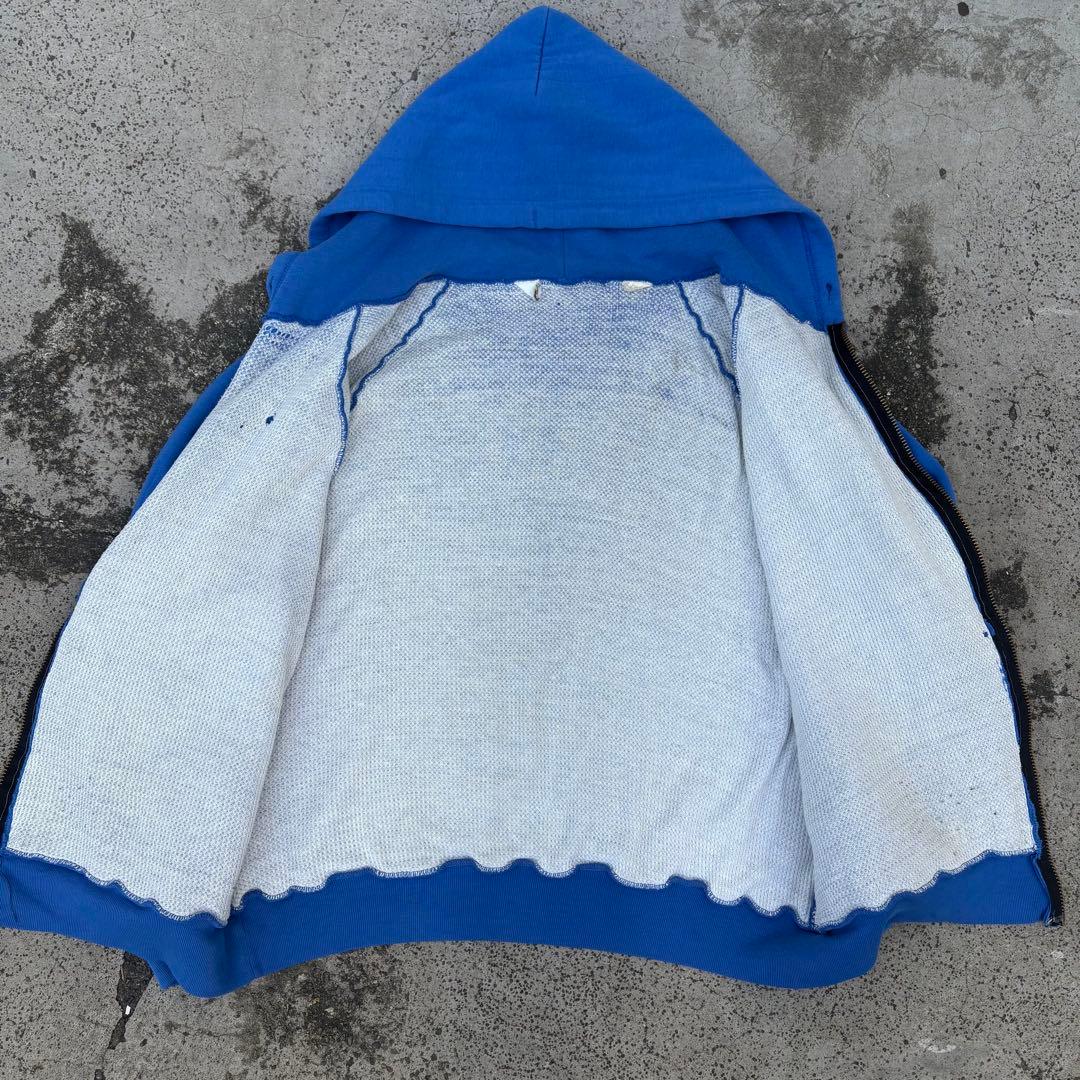 70s ジップパーカー　裏サーマル