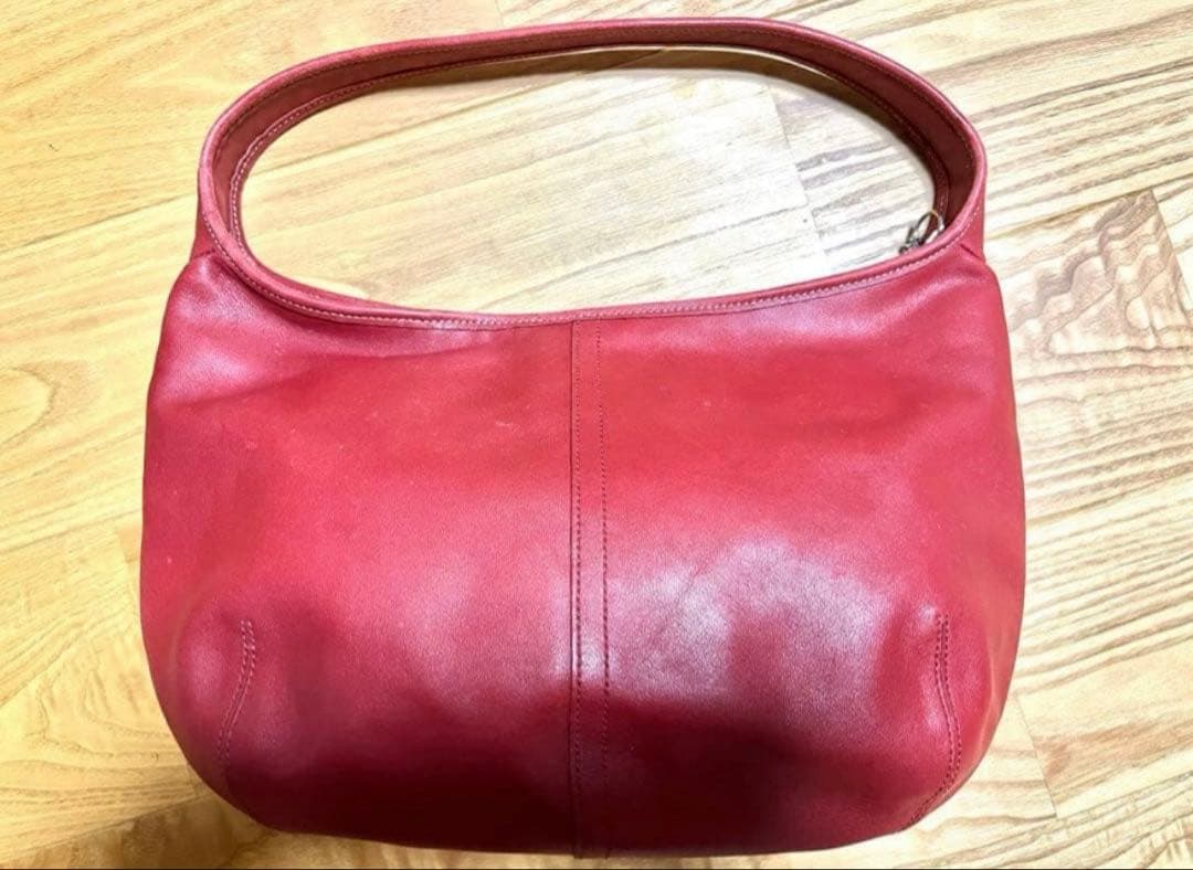 COACH オールドコーチ ハンドバッグ レッド