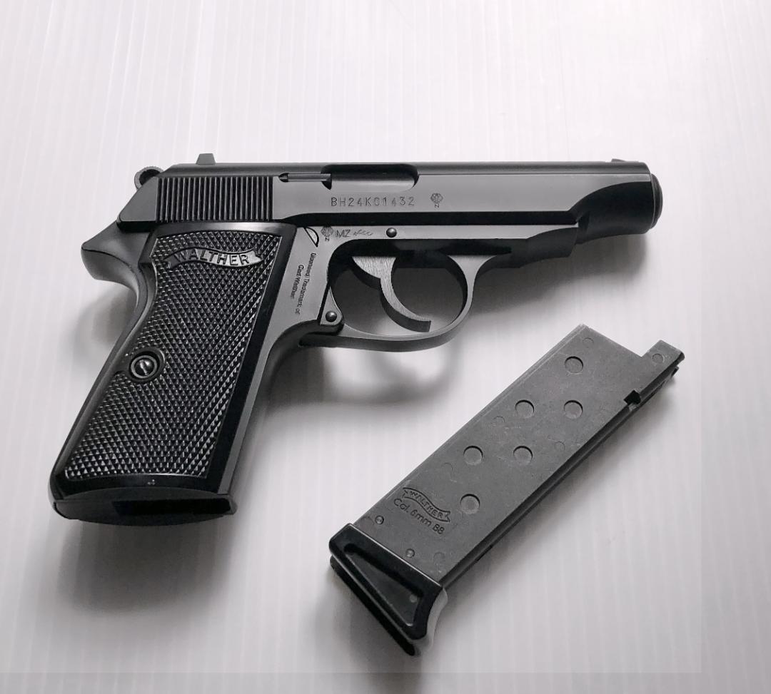 【美品】マルゼン　ワルサーPPガスブローバック ＋ 化粧箱(ppk/ppks可)