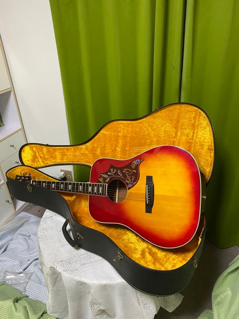 A*)様 新春特価Greco ハミングバードエレアコ　音出し良好　アコギもOK！