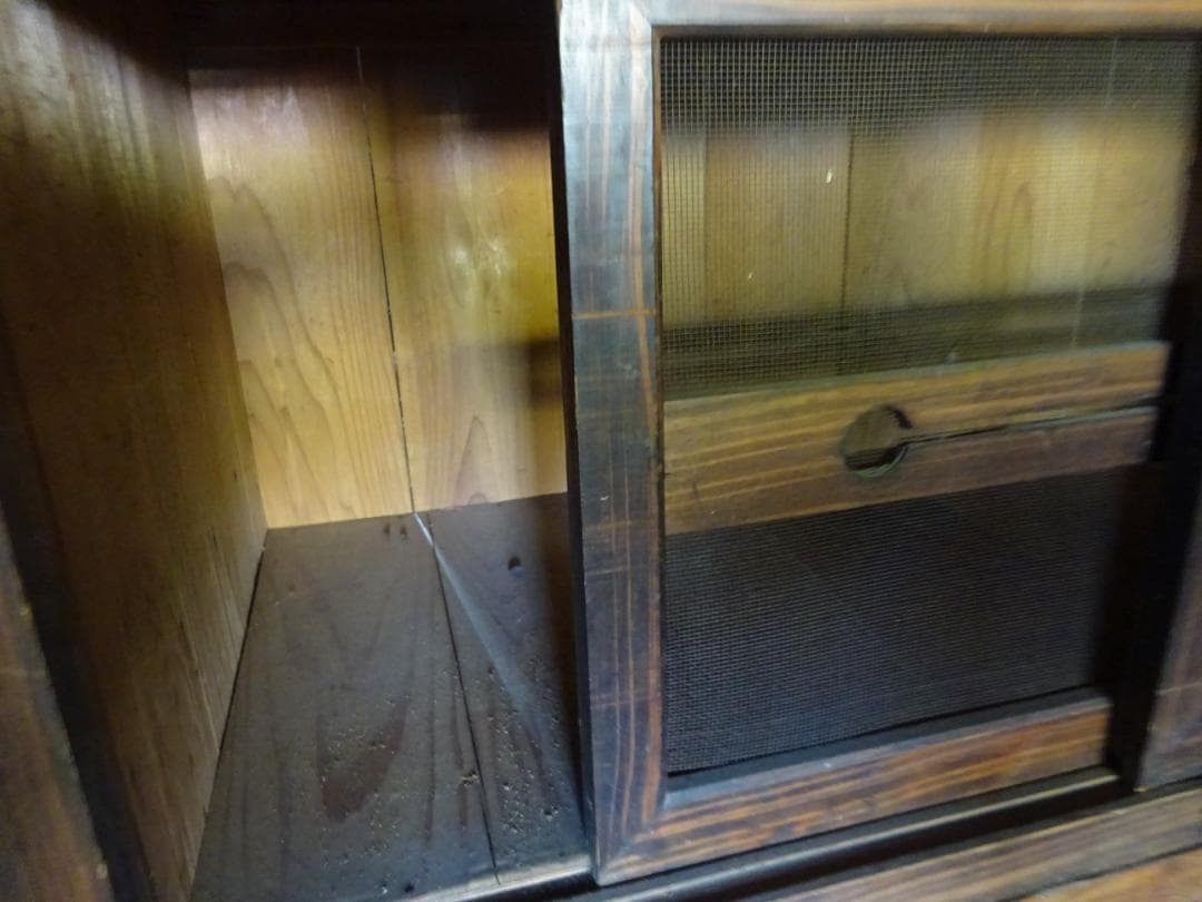 mold★最終値 水屋　食器棚　アンティーク　古民家蔵出し　箪笥　古い家具
