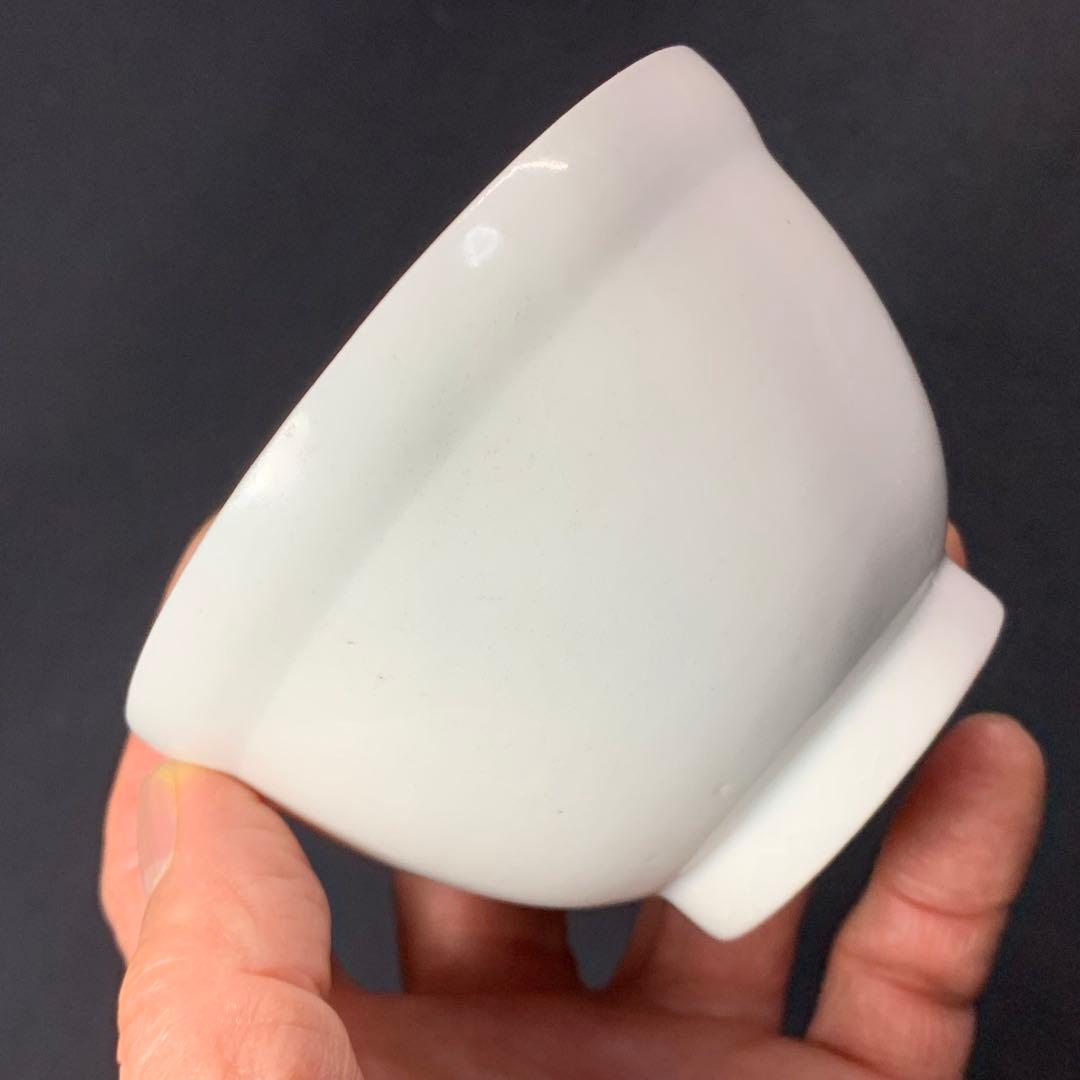 K873⭐︎古伊万里 濁手 白磁 向付 江戸前期 柿右衛門 完品