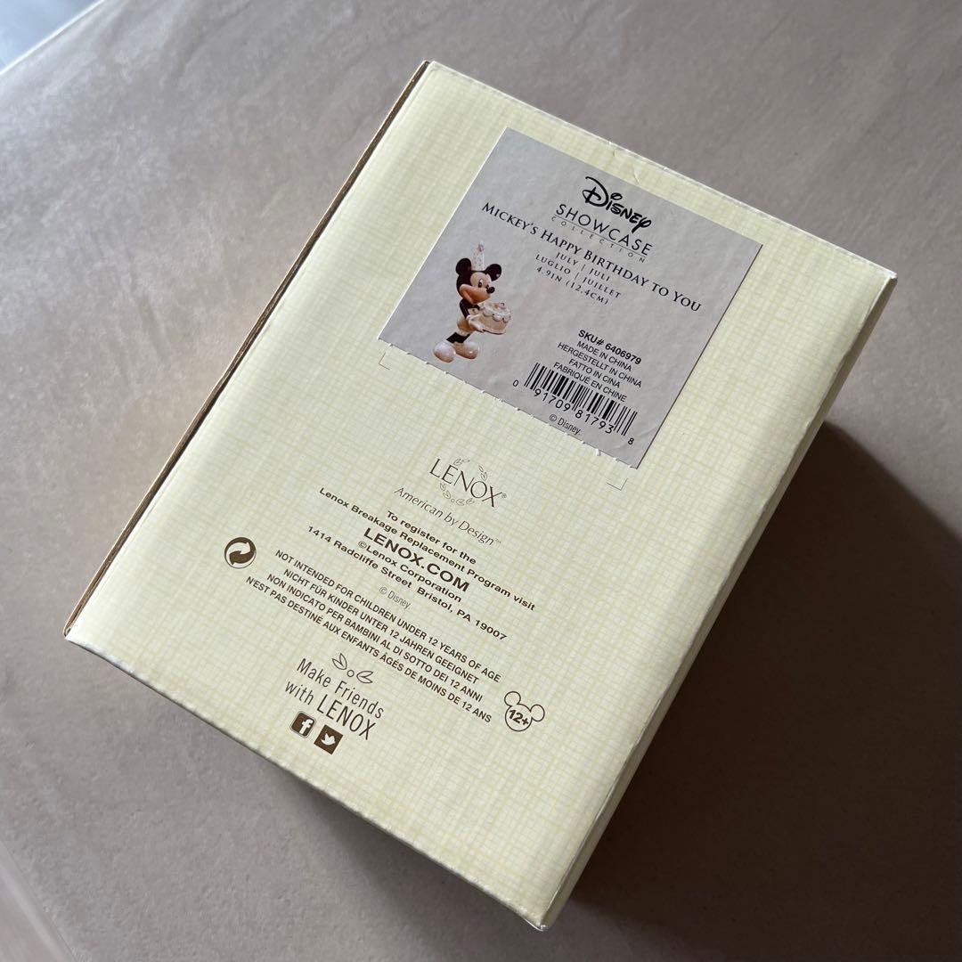 LENOX レノックス ディズニー ミッキー ミニー 誕生日 プレゼント 2個