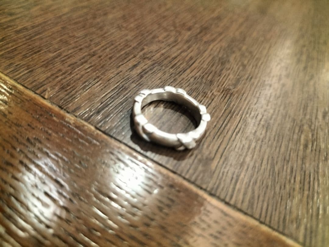 シズク　ティファニー　ファイブクロス　シルバーリング　7号