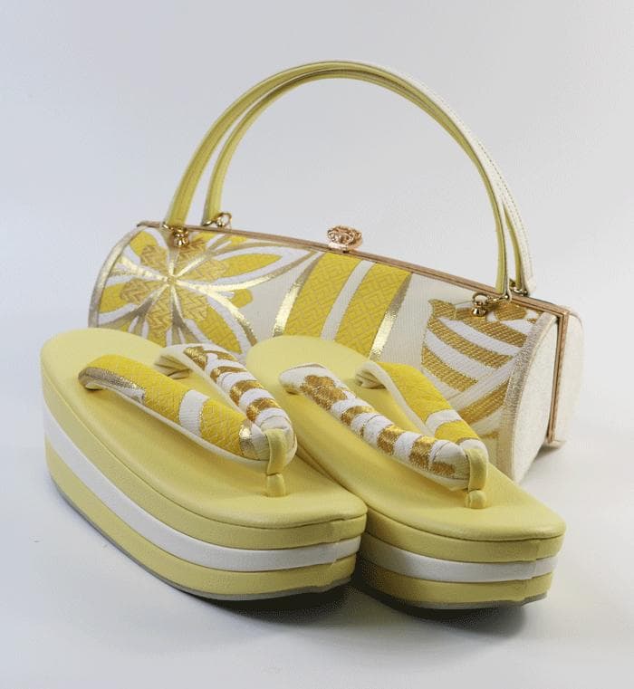 振袖 　訪問着　袴　ゾーリバッグ（Fサイズ） 帯地使用　草履（厚底三段）新品　E