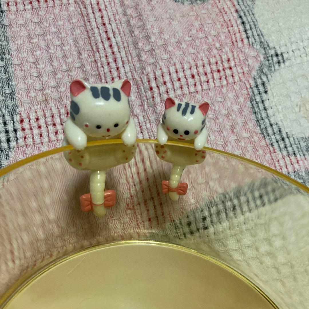 昭和レトロ　ヴィンテージ 猫　引っ掛けマスコット　 撮影＆確認のため開封した