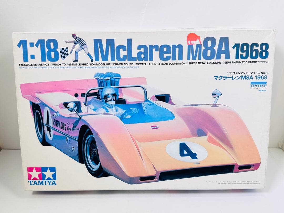 【未組立】タミヤ 1/18 チャレンジャーシリーズ No.8 マクラーレン