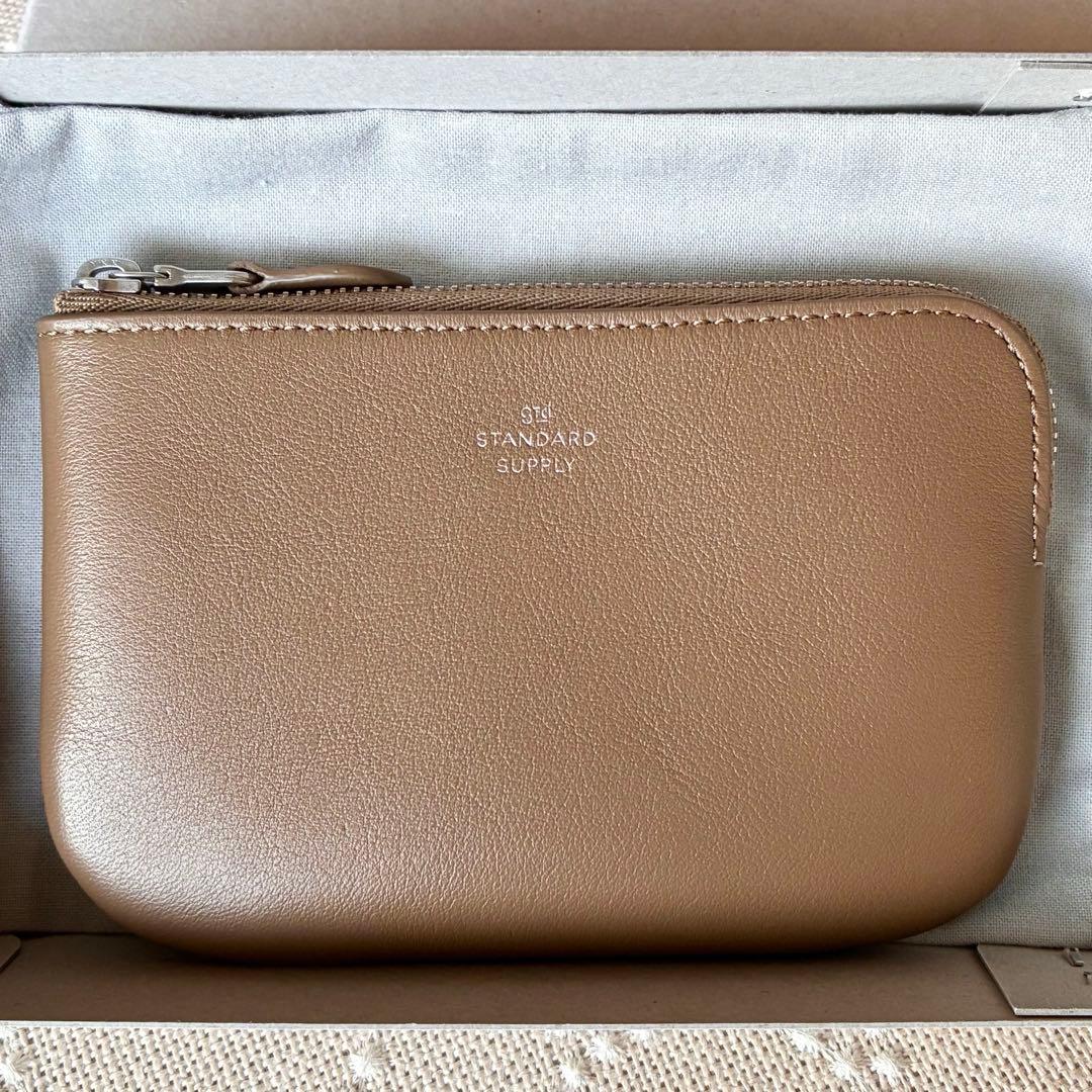 お値下！スタンダードサプライ PAL オーバルジップウォレットS スレートカーキ