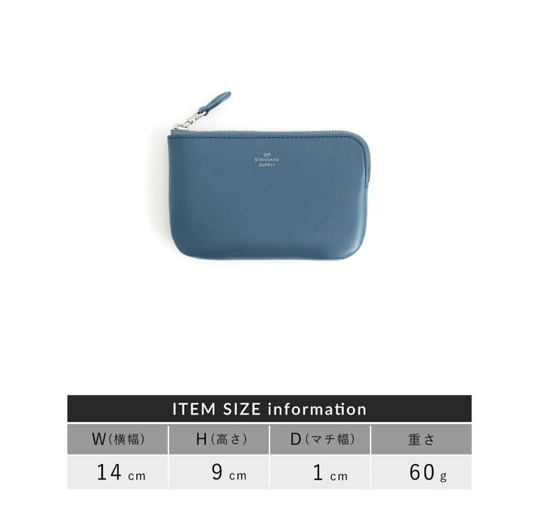 お値下！スタンダードサプライ PAL オーバルジップウォレットS スレートカーキ