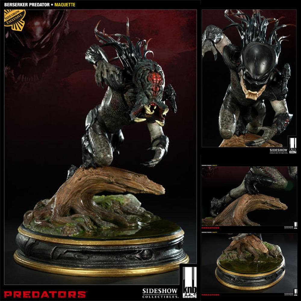 限定版！プレデターズ【バーサーカー・プレデター】マケットスタチュー　サイドショウ