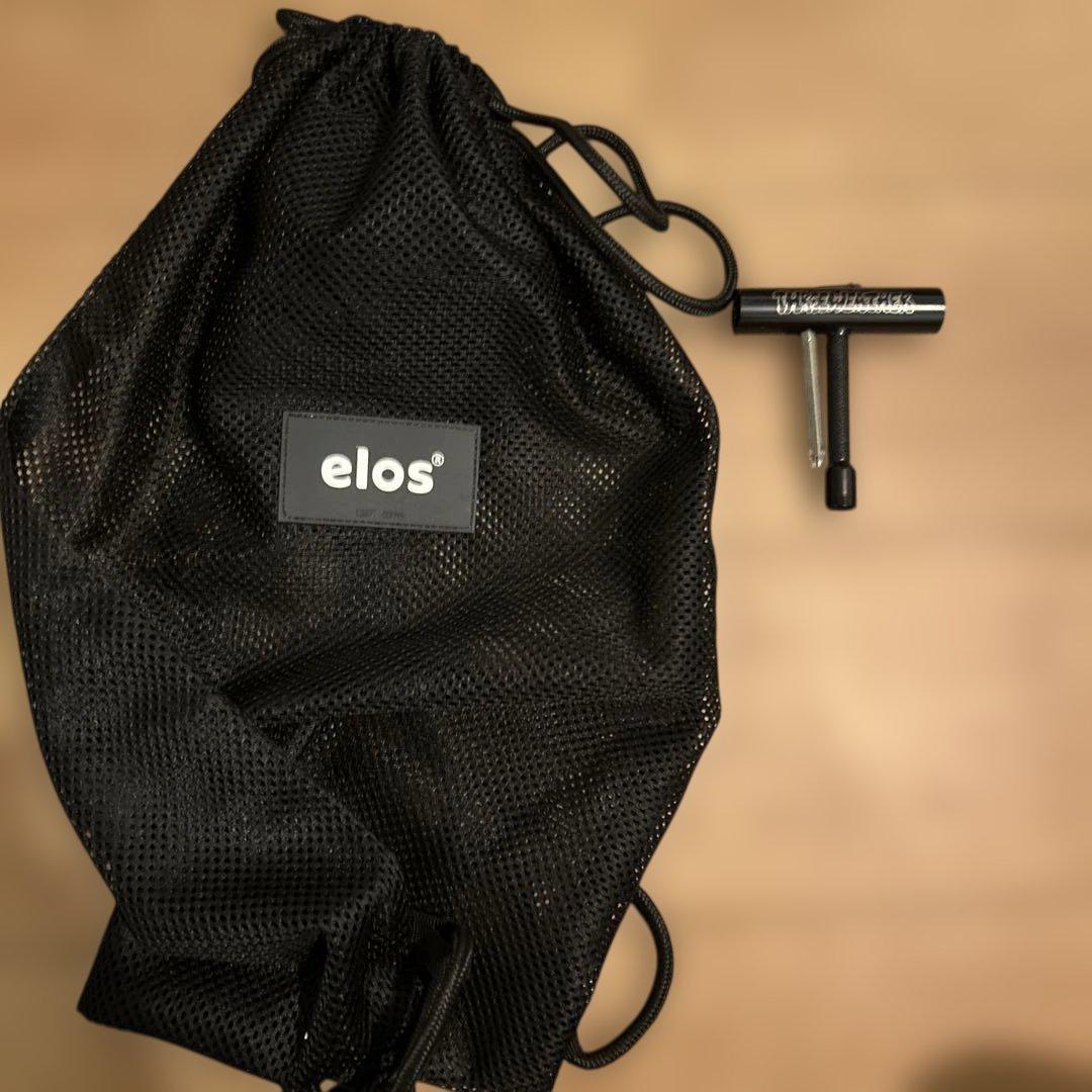 elos スケートボード 卵型 赤　イロス　おまけ付き