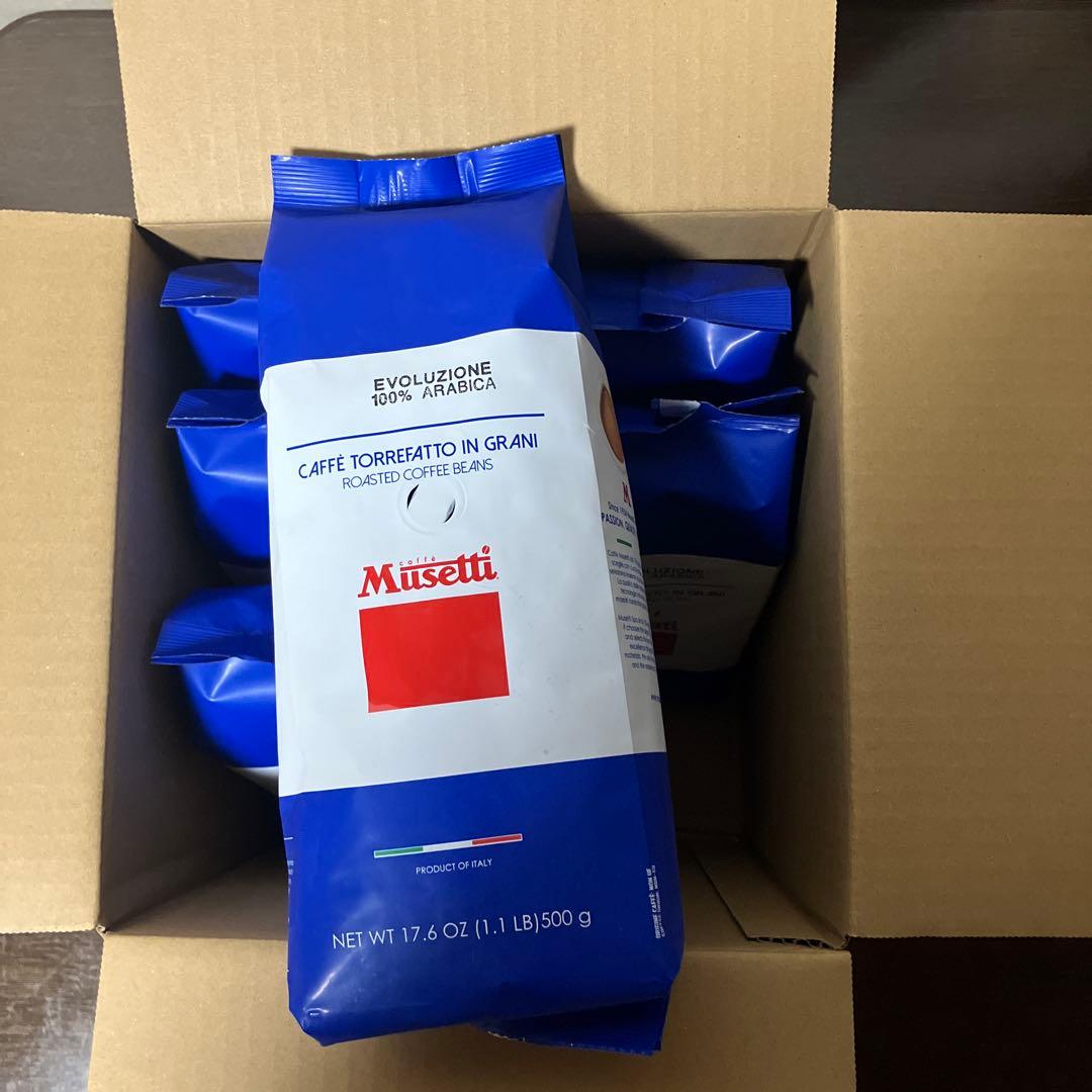 Musetti ムセッティ コーヒー豆 500g アラビカ100% 6袋セット