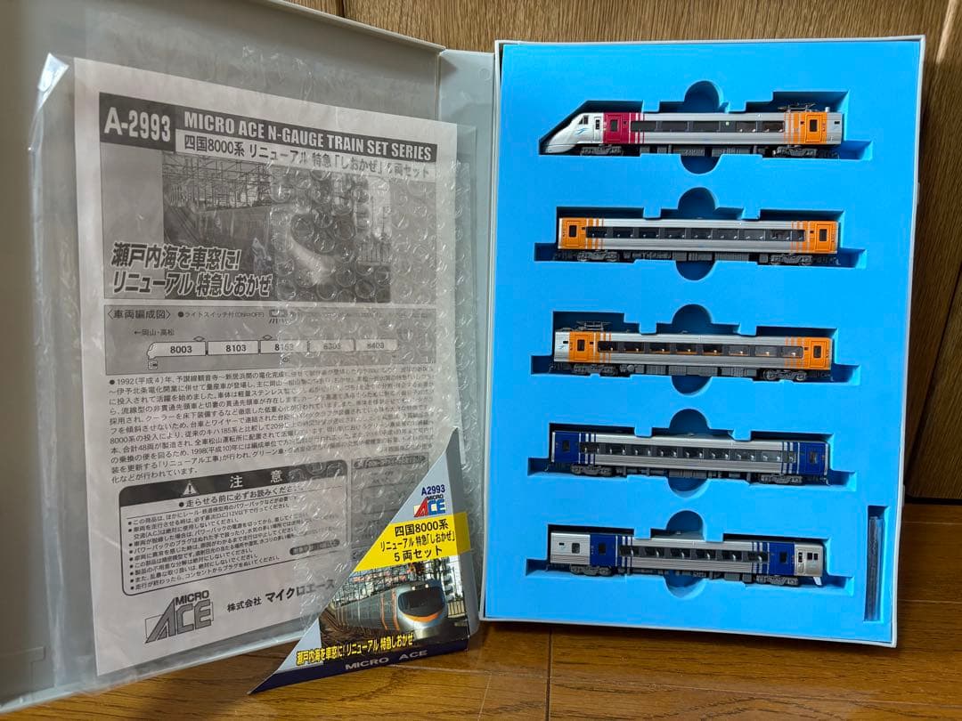 四国8000系新塗装 特急「しおかぜ」「いしづち」8両セット