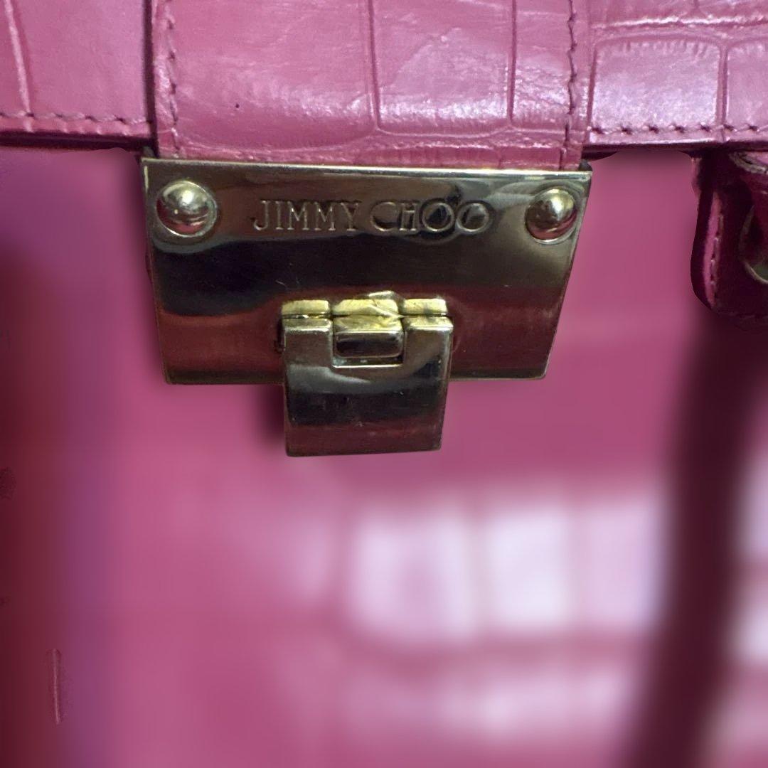 JIMMY CHOO ピンク ハンドバッグ