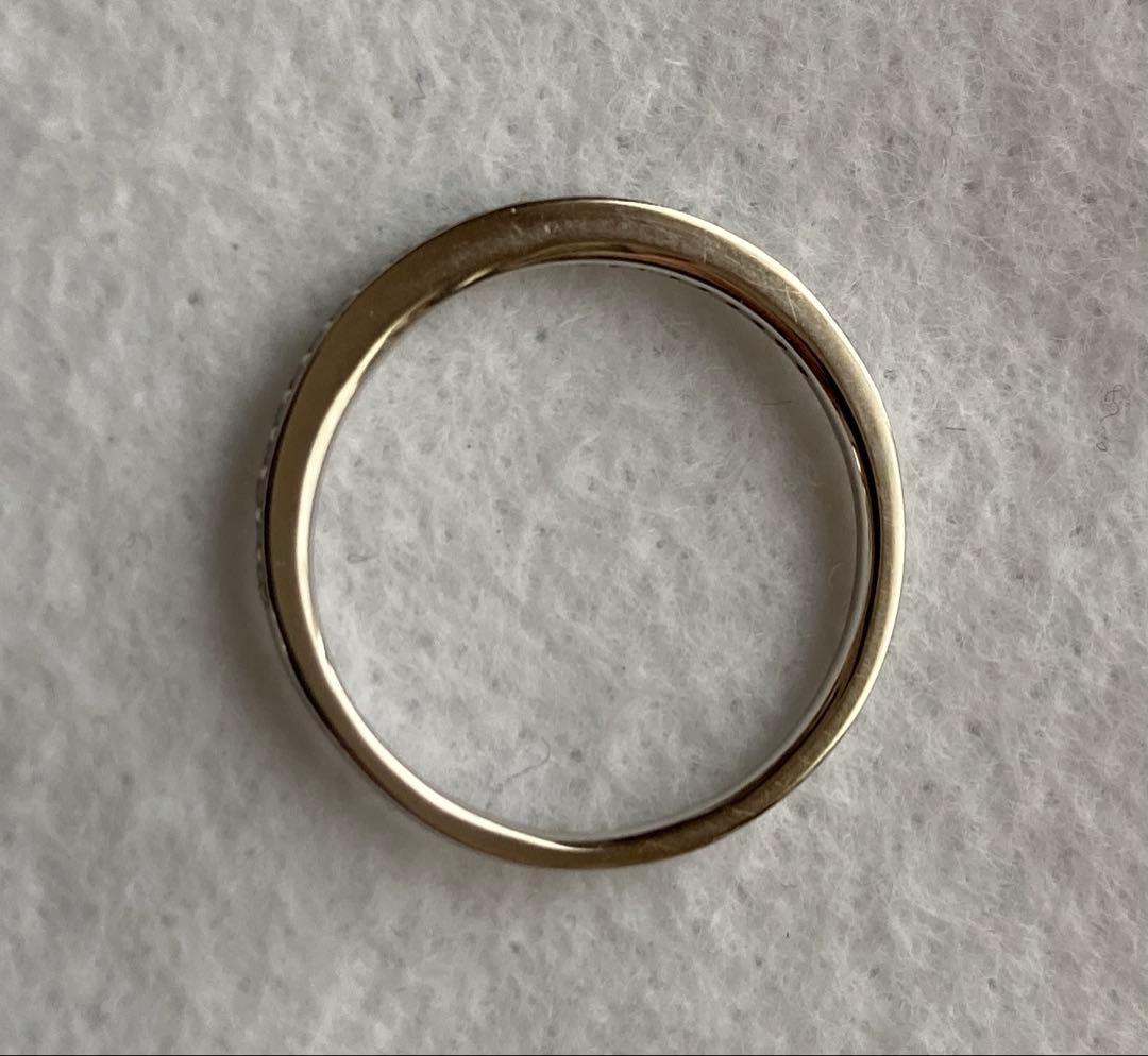 ete プラチナ　ハーフエタニティ　リング　ダイヤモンド