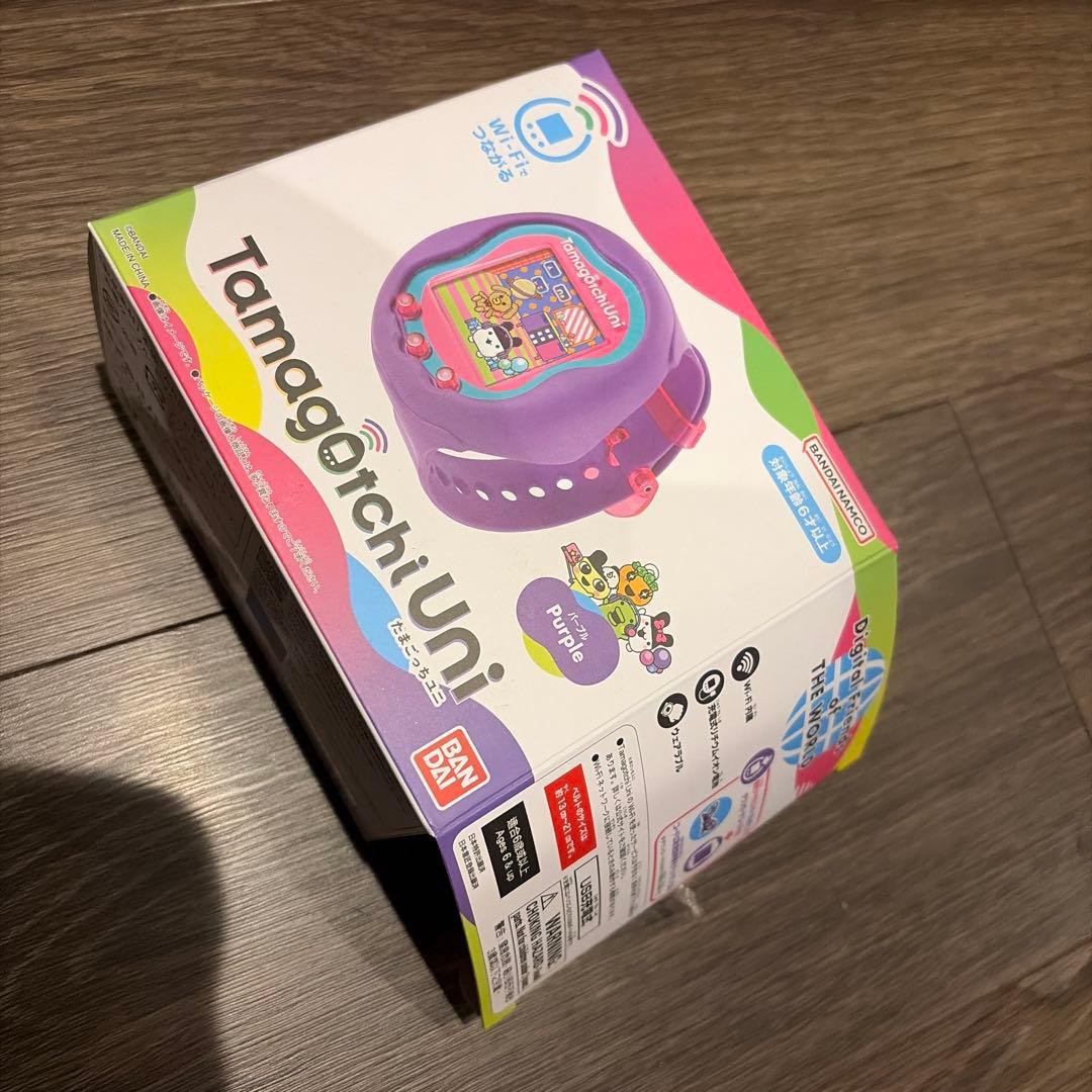 たまごっちUni パープル 本体・腕時計カバー