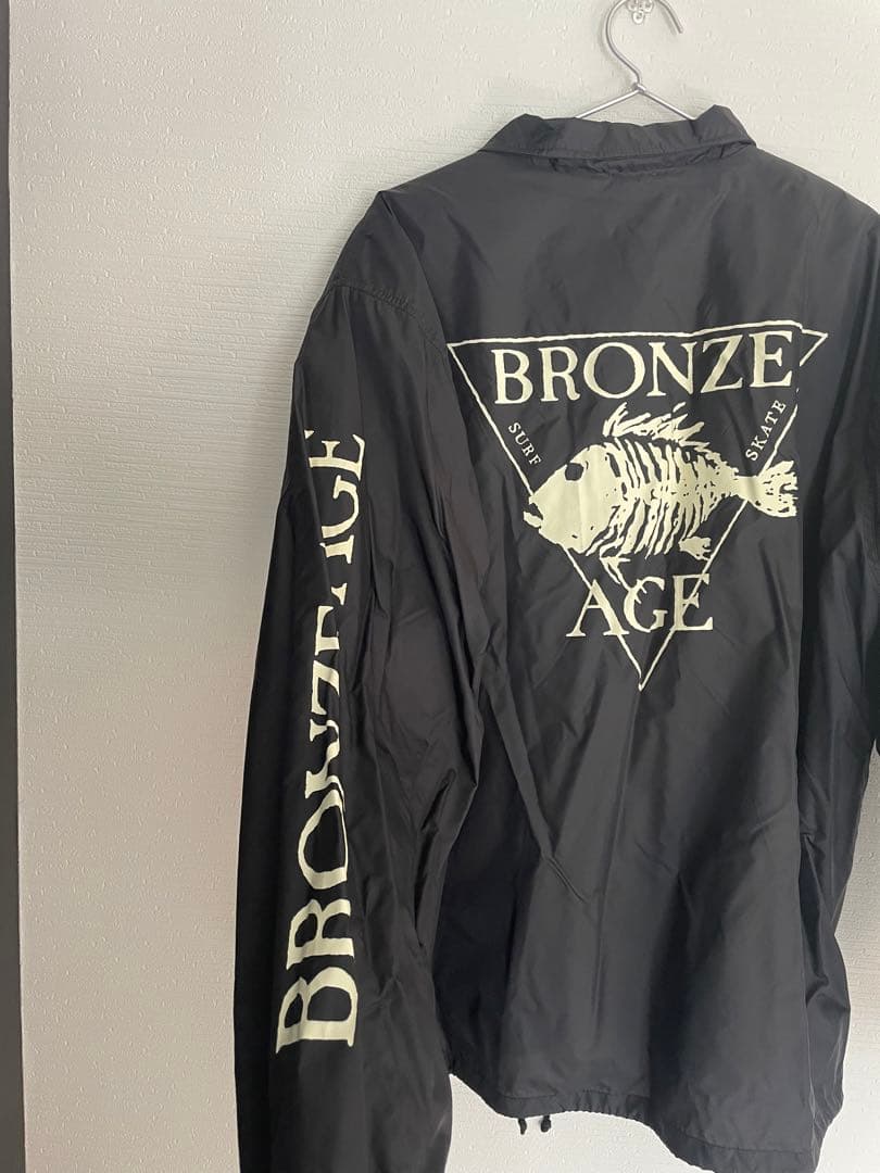 BRONZE AGE ブラックコーチジャケット XL