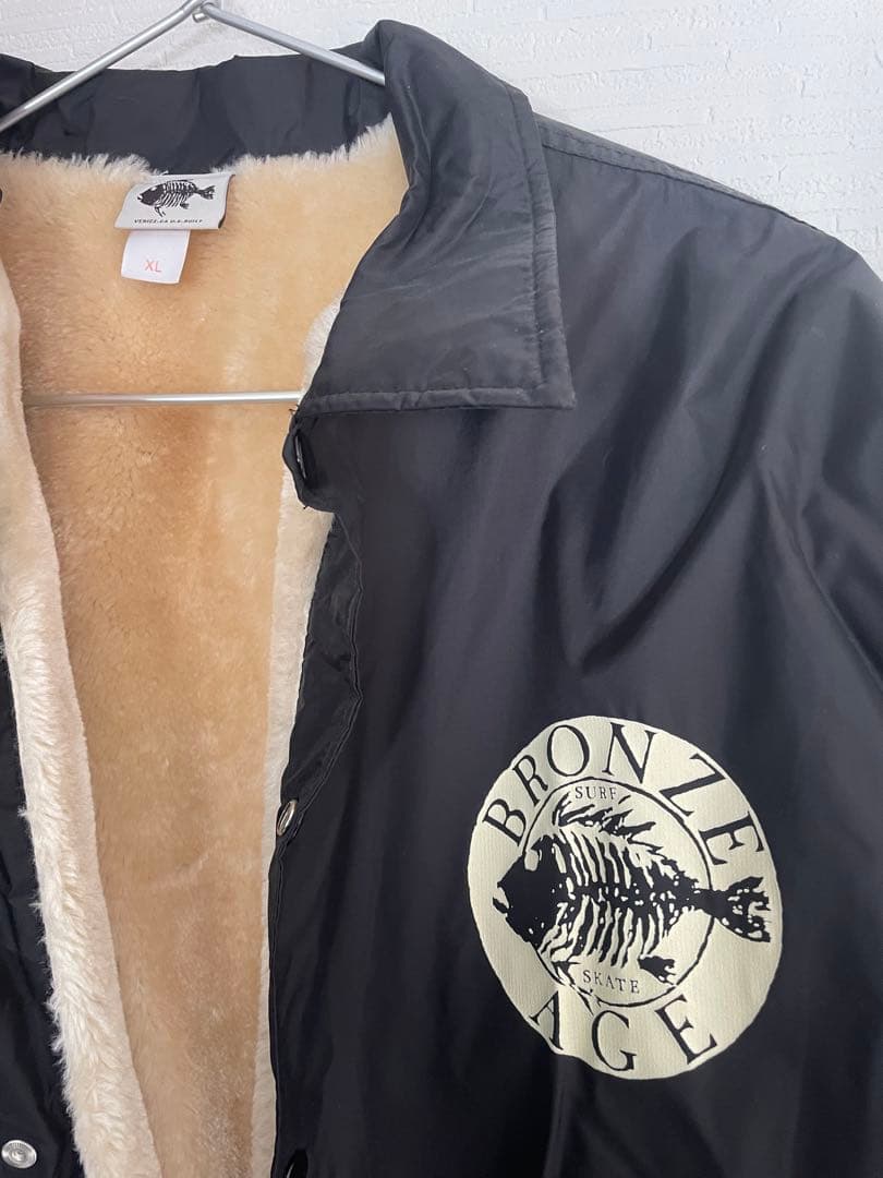 BRONZE AGE ブラックコーチジャケット XL