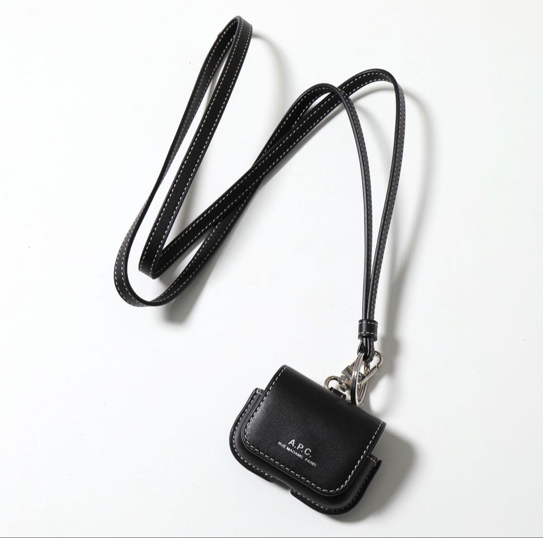 A.P.C. AirPods Pro レザーケース&ストラップ 未使用