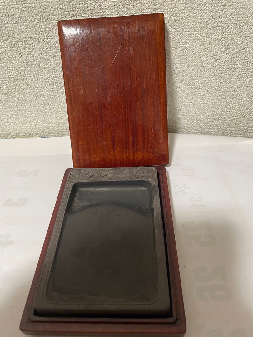 硯　すずり　箱付き硯　書道セット
